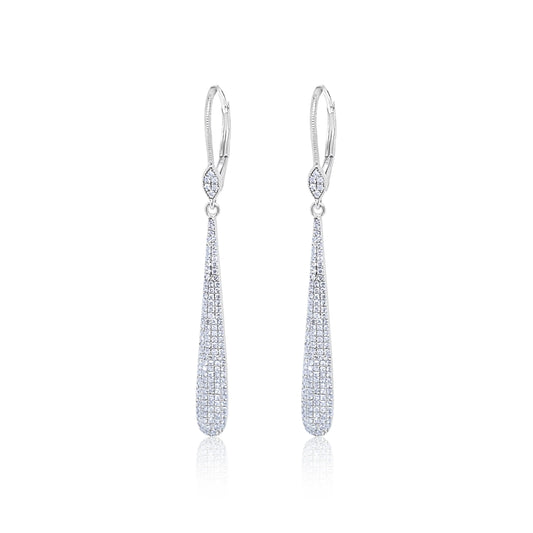 ELONGATED TEARDROP EARRINGS