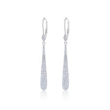 ELONGATED TEARDROP EARRINGS