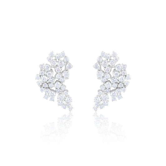 DIAMOND ANGEL WING EARRINGS