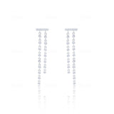 DOUBLE FRINGE DIAMOND EARRINGS