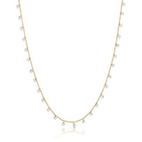 DIAMOND BEZEL CHAIN NECKLACE