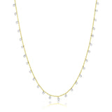 DIAMOND BEZEL CHAIN NECKLACE