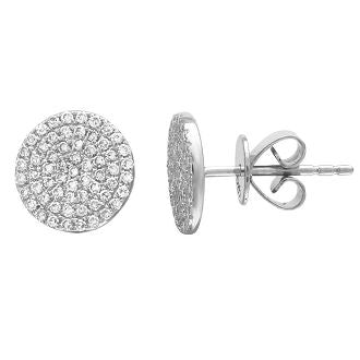 DIAMOND CIRCLE STUDS