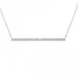 DIAMOND BAR NECKLACE
