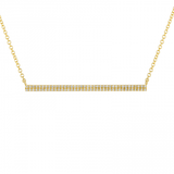 DIAMOND BAR NECKLACE