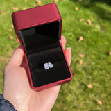 TWO STONE LAB DIAMOND RING