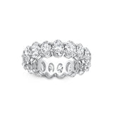 LAB GROWN OVAL DIAMOND ETERNITY BAND