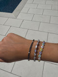 6.14 CT LAB BLUE SAPPHIRE TENNIS BRACELET