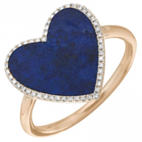 LAPIS HEART RING