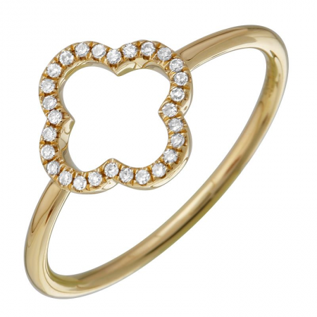 OPEN CLOVER RING