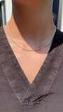 2.40 CT NATURAL DIAMOND TENNIS NECKLACE