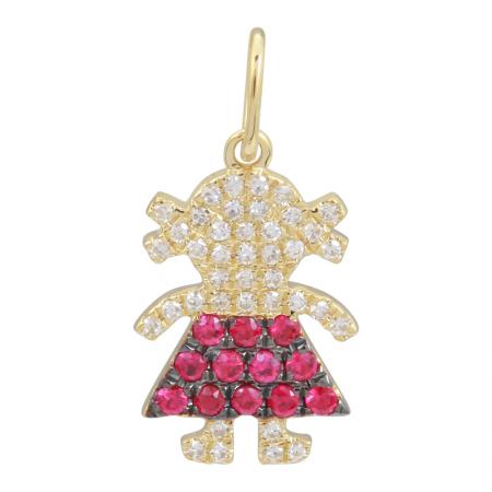 RUBY GIRL CHARM