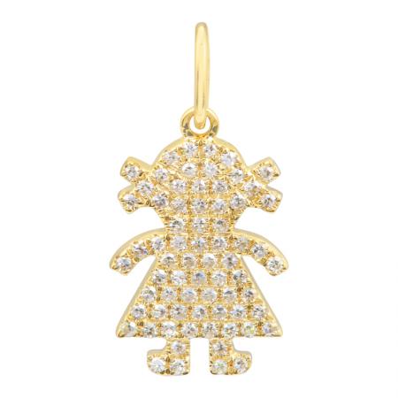 DIAMOND GIRL CHARM