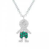 EMERALD BOY NECKLACE