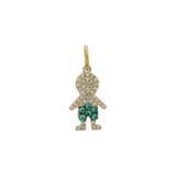 EMERALD BOY CHARM