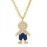 SAPPHIRE BOY NECKLACE