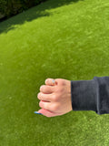 1 CT PEAR LAB PINKY RING