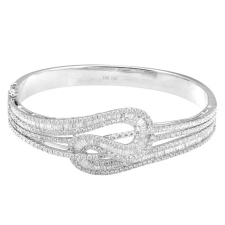 BAGUETTE INFINITY BANGLE