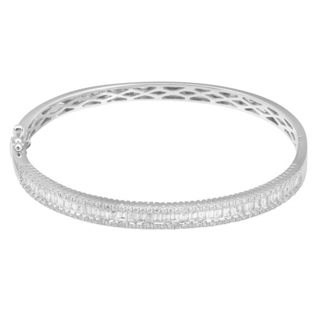 DIAMOND BAGUETTE BANGLE