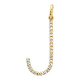 SMALL DIAMOND INITIAL CHARM