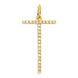 SMALL DIAMOND INITIAL CHARM