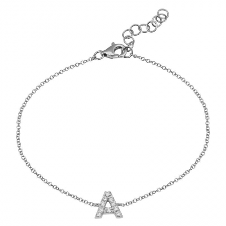 DIAMOND INITIAL BRACELET