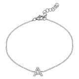 DIAMOND INITIAL BRACELET