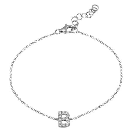 DIAMOND INITIAL BRACELET