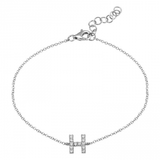 DIAMOND INITIAL BRACELET