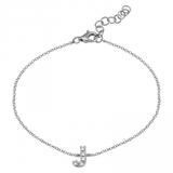 DIAMOND INITIAL BRACELET
