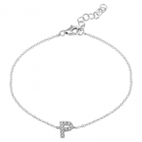DIAMOND INITIAL BRACELET