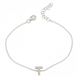 DIAMOND INITIAL BRACELET