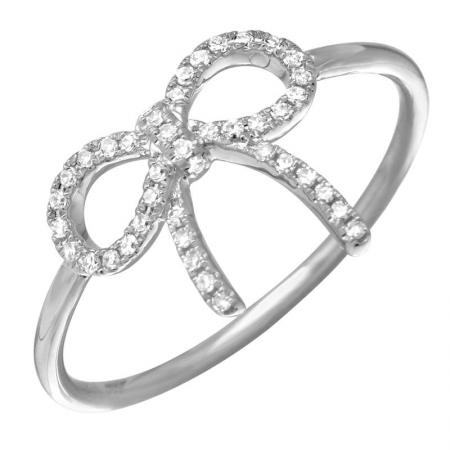 DIAMOND BOW RING