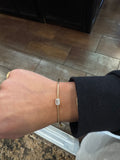 1.5 CT EMERALD LAB DIAMOND BANGLE