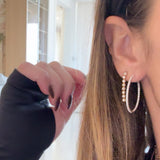 THIN ROUND DIAMOND HOOPS
