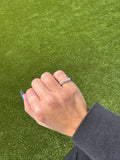 10 POINTERS LAB DIAMOND ETERNITY PINKY RING