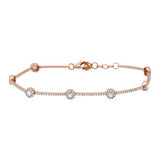 DIAMOND CIRCLE STATION BRACELET