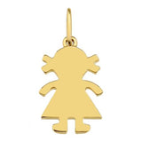 GOLD GIRL CHARM