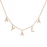 CUSTOM NAME DIAMOND NECKLACE