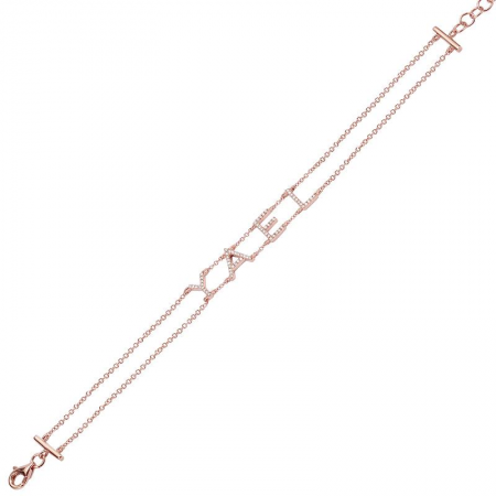 CUSTOM DIAMOND LETTERS BRACELET