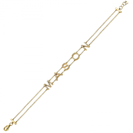CUSTOM DIAMOND LETTERS BRACELET
