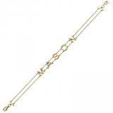 CUSTOM DIAMOND LETTERS BRACELET