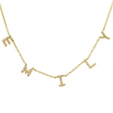 CUSTOM NAME DIAMOND NECKLACE