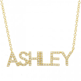 CUSTOM NAME DIAMOND NECKLACE