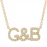 CUSTOM NAME DIAMOND NECKLACE