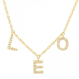 CUSTOM NAME DIAMOND NECKLACE