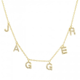 CUSTOM NAME DIAMOND NECKLACE