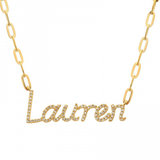 CUSTOM NAME DIAMOND NECKLACE