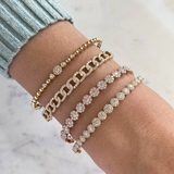 DIAMOND CUBAN BANGLE