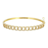 DIAMOND CUBAN BANGLE